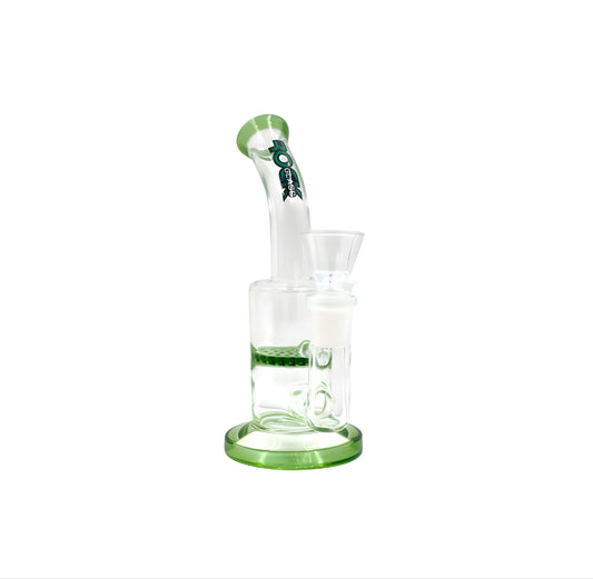 Rock Glass 6" Honeycomb Water Pipe