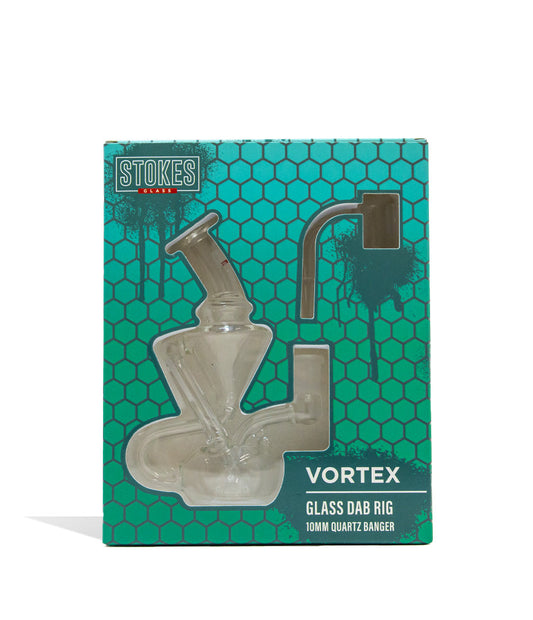 Stokes Vortex 5 inch Glass Dab Rig with 10mm Quartz Banger
